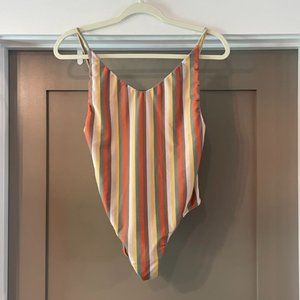 High Cut Bikini One-Piece Swimsuit (Size XL)